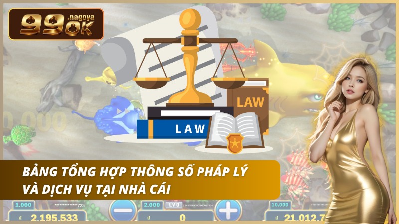 Bảng thông tin hệ thống hóa các tiêu chí pháp lý dịch vụ và quy trình vận hành